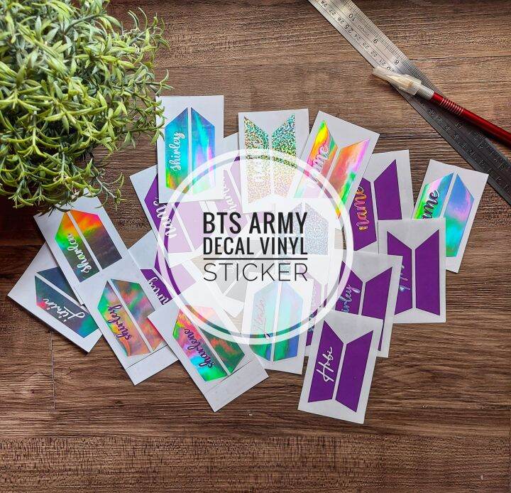 Bts Army Logo Waterproof Vinyl Decal Sticker Lazada Ph