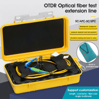 SC/UPC-SC/APC OTDR Dead Zone Eliminator เส้นใยแหวนไฟเบอร์ออปติก OTDR เปิดตัวสายกล่อง1Km SM 1310/1550nm