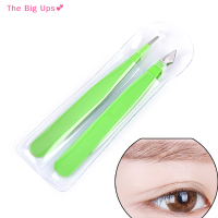 The Big Ups? 2ชิ้น/เซ็ต Green hair removal คิ้วแหนบ Eye brow clips Beauty Makeup Tools