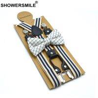 【YF】❒☈  Mens Suspenders Braces Bow Tie Husband Striped Y Back Suspender Pants for Adults