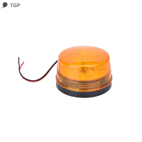 ? TGP สีส้มฟ้าแดง12V LED Security ALARM Strobe สัญญาณเตือนไฟกระพริบโคมไฟ