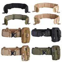 【cw】 Military TacticalMen Molle BattleAirsoftCombat OutdoorHunting Paintball Padded WaistSet Adjustable