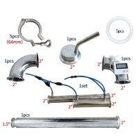 2 "หลอดกลั่นพร้อมที่หนีบด้านล่าง2" การชงที่บ้านใช้แท่นน้ำกลั่นเบียร์วิสกี้อุปกรณ์กลั่นไวน์