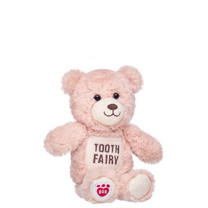 ตุ๊กตาหมีบิ้วอะแบร์-baby-toothfairy-ป้ายห้อย-build-a-bear-สินค้ามือสองนำเข้าจากอเมริกา