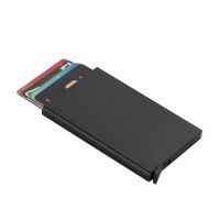 Anti-theft ID Credit Card Holder Minimalist Porte Carte Thin Aluminium Metal Wallets Pocket Case Bank Women Men Credit Card Box