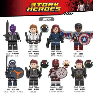 LEGO Marvel Black Widow & Captain America Motorcycles 76260 Buildable  Marvel Toy for Kids Ages 6-8, Marvel Playset Based on the Avengers Age of  Ultron