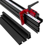 อลูมิเนียม Multi T-Track รั้วงานไม้ Mitre Track รั้ว,DIY T Slot Bandsaw Jig Mitre Track วงเล็บเลื่อน Mitre Gauge Backer