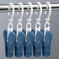 ROSENICE【HOT】 30PCS Drying Hooks Clip Laundry Hooks Clips Plastic Clothes Hanger Strong Hanger Clips