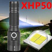 xhp50 led flashlight usb charging Stretch zoom Shock Resistant 18650 rechargeable flashlight torch Strong magnetic tail Z90 1474