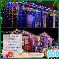 Led String Light IP44 Waterproof Energy Saving Flexible Bendable Led Christmas Curtain Lights For Garden Path Yard Decoration