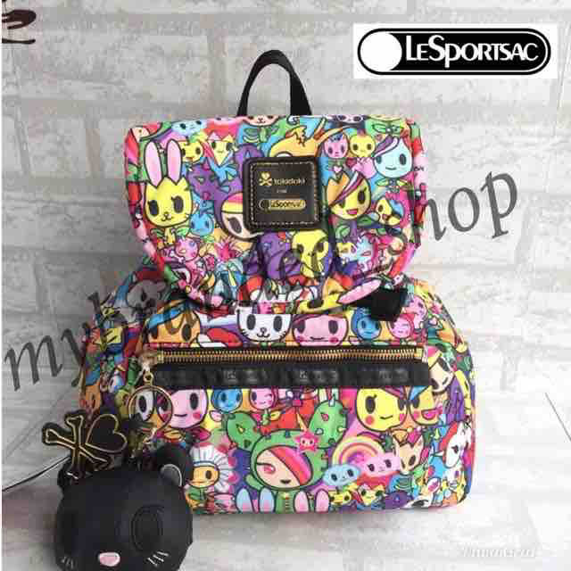 Preorder 2week TOKIDOKI LESPORTSAC TOKIDIECI PICCOLINA BACKPACK