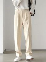 【CC】☞✜♣  Gmiixder Mens Pants Oversize Wide Leg Trousers Straight Corduroy