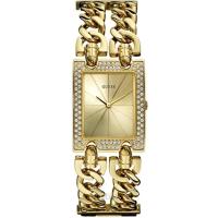 นาฬิกาข้อมือผู้หญิง GUESS Mod Gold Sunray Dial Ladies Bangle Watch W0072L1 สายสแตนเลส ตัวเรือนสแตนเล