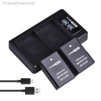 2Pcs EN-EL14 EN-EL14a EN EL14 Battery and Charger for Nikon P7800P7100P7000D3400D5500D5600D5300D5200D5100D3200D3300 new brend Clearlovey