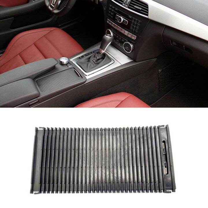 car-console-roller-blind-central-control-cup-holder-zipper-water-cup-roller-blind-for-mercedes-e-c-class-w204-w212-s204