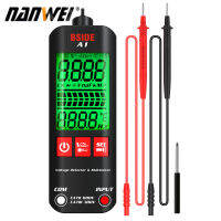 NANWEI BSIDE A1 Mini Multimeter LCD Digital Tester เครื่องตรวจจับแรงดันไฟฟ้า2000นับ Dc/ac แรงดันไฟฟ้าความถี่ความต้านทาน NCV ความต่อเนื่อง Live Wire Neutral Wire ตรวจสอบ True RMS Meter