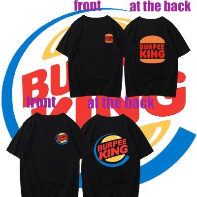 เสื้อยืดเสื้อเชิ้ตพิมพ์ลายสำหรับผู้ชาย Burpee King สำหรับผู้หญิงเสื้อยืดคอกลมแขนลำลองขาสั้นคอกลมพิมพ์ลายแฟชั่นเสื้อผ้าฝ้าย100% ใหม่ฤดูร้อน