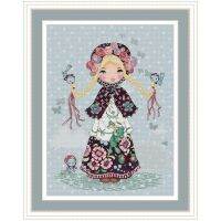 【CC】 ZZ1436 Homefun Packages Counted Cross-Stitching Kits New Pattern NOT PRINTED stich Painting Set