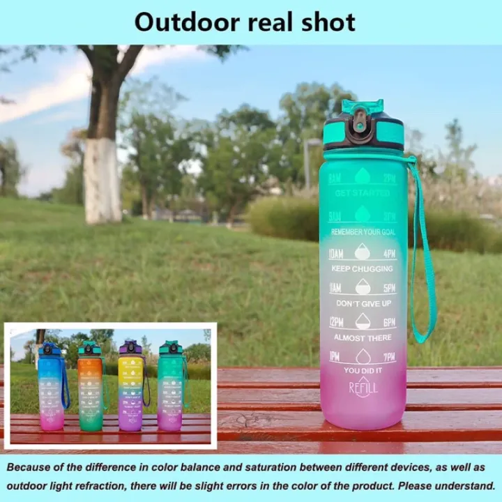 [COD] BOTOL MOTIVASI GRADASI PASTEL 1 LITER/BOTOL TRITAN/QUIFIT-BOTOL ...