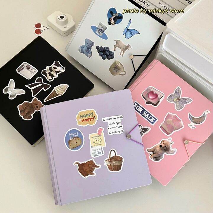 photo card holder kpop binder 3 Inch Mini Album Set Photocard, Photocard Book With 40 Pockets, Kpop Album With Pendant And Diy Keychain For Collecting Picture black and whitePhoto albums size 3 Inch Kpop Photocard Binder