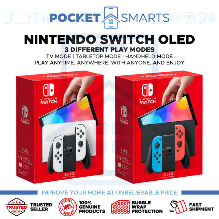 [Ready Stocks] Nintendo Switch OLED (7" OLED Screen 64GB Storage Wi
