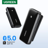 UGREEN Bluetooth 5.0ตัวรับสัญญาณ USB DAC 3.5มม. เครื่องขยายเสียงหูฟังไร้สาย NFC AptX AptX HD QCC3034 Bluetooth 5.0 Adapter