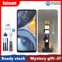 Salmatt อะไหล่หน้าจอ LCD สำหรับ Motorola Moto G22ของแท้หน้าจอสัมผัสตัวประกอบดิจิตอลสำหรับ Motorola Moto XT2231-2 G22