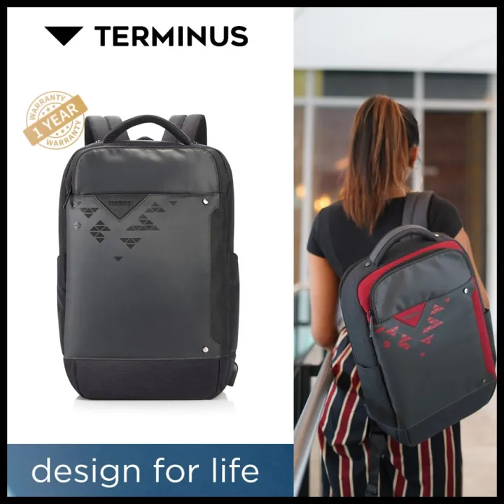 TERMINUS ROAM 15.6" Laptop Bag Business Backpack Men Bagpack Bookbag Travel College School Bag Beg Terminus (T02-539LAP)