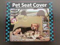 เบาะรองกันเปื้อนในรถสำหรับสุนัขและแมว pet seat cover เบาะสุนัขในรถ สีดำ ขนาด 144*144 cm.