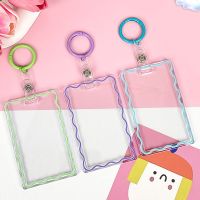 Acrylic Photocard Holder Transparent Business Card Holder Badge Credit Card Holders Bank Id Bus Card Cover Mini Photo Album