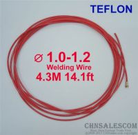 Chnscom สไตล์ยุโรป Mig Mag Ptfe Liner 1.0-1.2เชื่อมลวดเชื่อมต่อ4.3เมตร