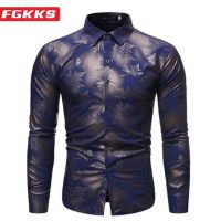 FGKKS 2023 Casual Shirt Mens Spring And Summer New Products Pure Cotton Breathable Top High-Quality Hot Selling Shirt Men