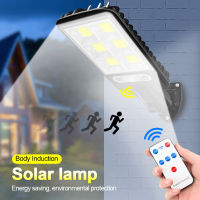 พลังงานแสงอาทิตย์ไฟ LED โคมไฟถนนพลังงานแสงอาทิตย์กลางแจ้งที่มี3โหมดแสง Motion Sensor กันน้ำแสงแดดสวนลานตกแต่งโคมไฟติดผนัง