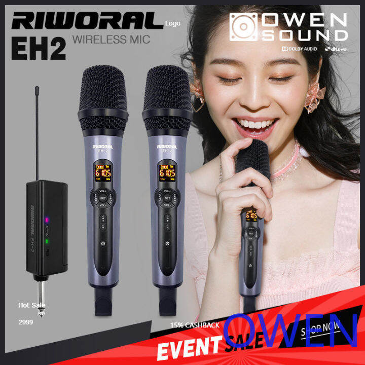 RIWORAL EH2 UHF mikrofon floating frequency microphone wireless mic