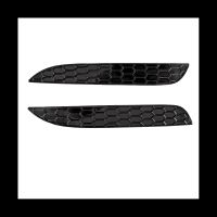 2Pcs Modified Glossy Honeycomb Tail Rear Fog Lamp Cover Trim Styling Sticker for Golf 6 R20 Rear Bar Reflector Strips