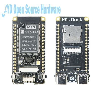 Sipeed M1s Dock AI IoT TinyML RISC-V Linux บอร์ดพัฒนาอัจฉริยะประดิษฐ์