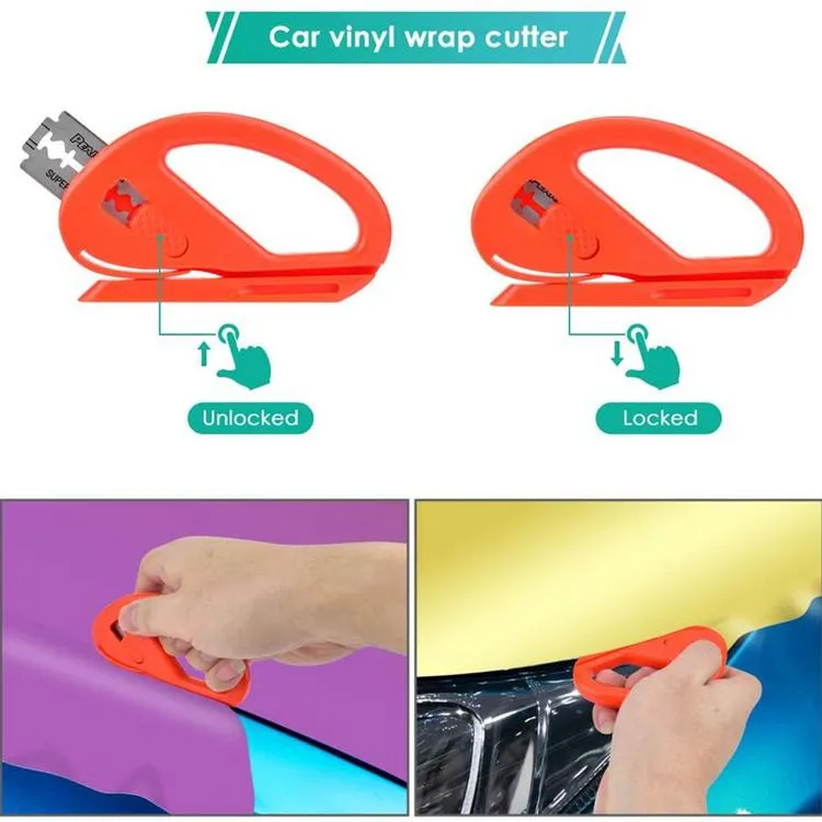 15 Pcs Car Window Tint Squeegee Tools Kit Non-slip Ceramic Window