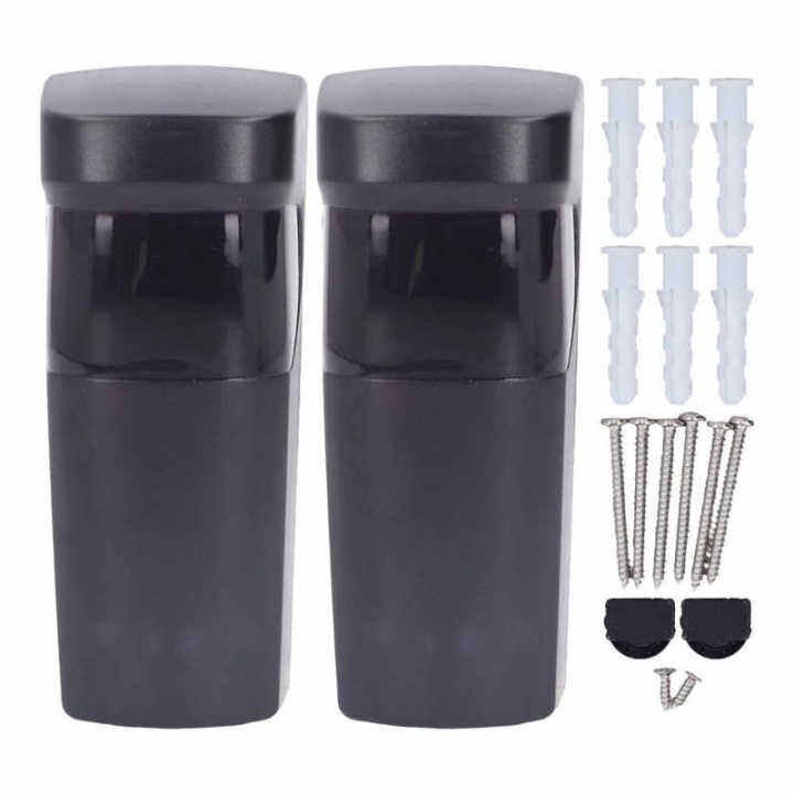 Gate Safe Infrared Alarm Detector Black ABS Silicone Gate Motion Sensor