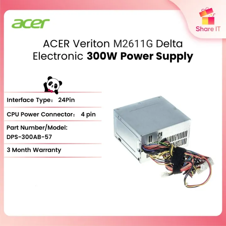 ACER VERITON POWER SUPPLY M2611G POWER SUPPLY PSU 300 WATT P/NDPS