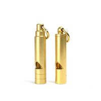 Survival Whistle Brass Outdoor Equipment Army Fan Supplies Retro Referee Brass Whistle Pure Brass Survival EDC Whistle Survival kits