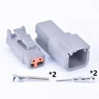 Hot Selling 1Set Deutsch DTM Connector DTM06-2S 3S 4S 6S 8S/DTM04-2P 3P 4P 6P 8P 12P Male Female Waterproof Connector Automotive Sealed Plug