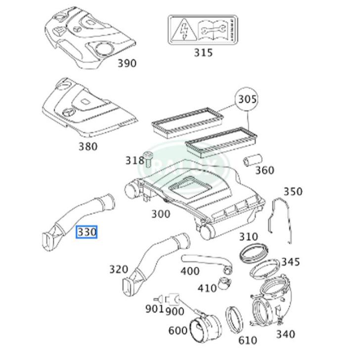 หัวท่ออากาศเข้าท่อนำเข้า-a2730900382-a2730900282-2730900282สำหรับ-mercedes-benz-w221-s350-s450-s550-w216-cl550