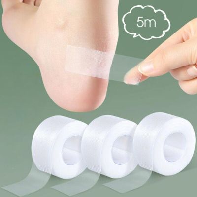 1 Roll Anti-Wear PE Heel Sticker Tape Heel Patch Protector Waterproof First Aid Blister Foot Pad Heel Inserts Grips 5M X 2.5CM Shoes Accessories