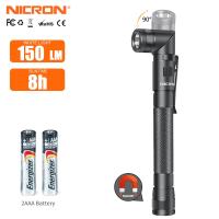 Nicron ไฟฉาย LED N73 90 องศา 2*AAA 150lumen IPX4 กันน้ํา แบบพกพา N73TH