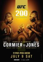 ฟิล์มศิลปะพิมพ์ลาย200 Fight Daniel Cormier Vs Jon Jones โปสเตอร์ผ้าไหมของตกแต่งผนังบ้านขนาด24X36นิ้ว0726