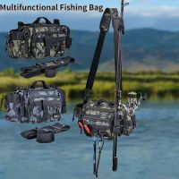 Multifunctional Fishing Tackle Bags Lure Storage Pouch Single Shoulder Bag Waist Pack Fish Outdoor Storage Backpack Fishing Bag