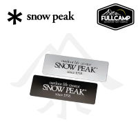 Snow Peak Metal Logo Sticker Set Letter (LIMITED 2022)