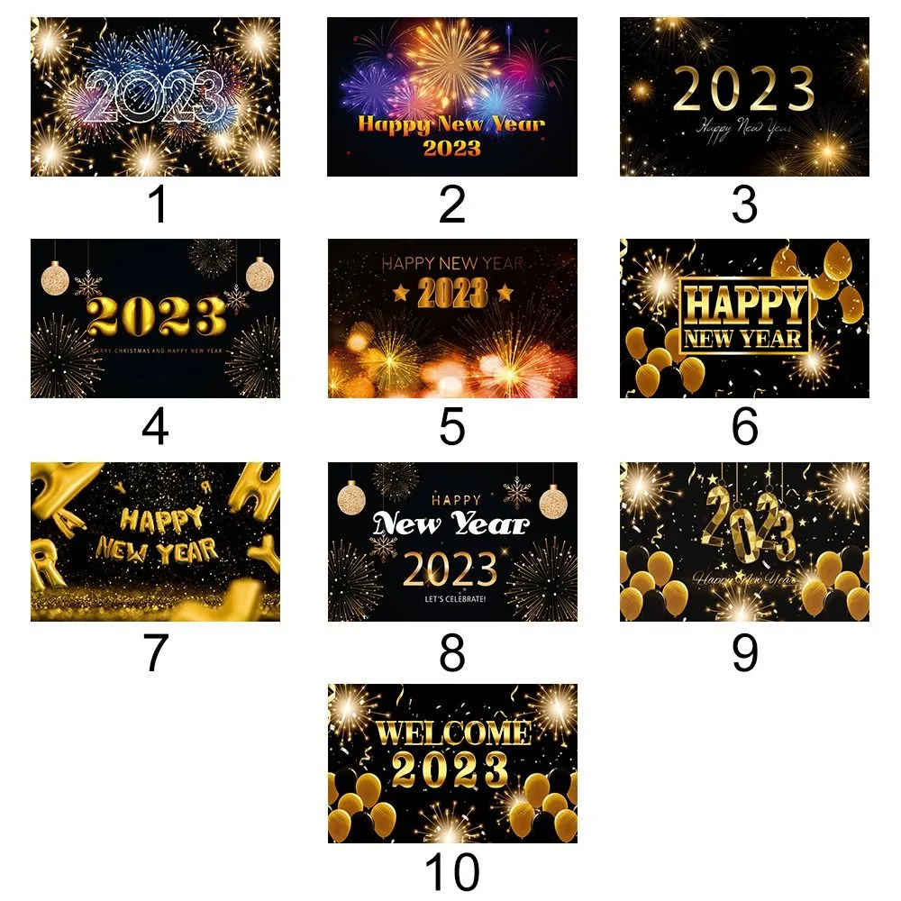 TONGQUDA New Celebrate 2023 Happy New Year Home Decorations New Year  Decoration New Year Background Cloths Banner Party Backdrop | Lazada PH