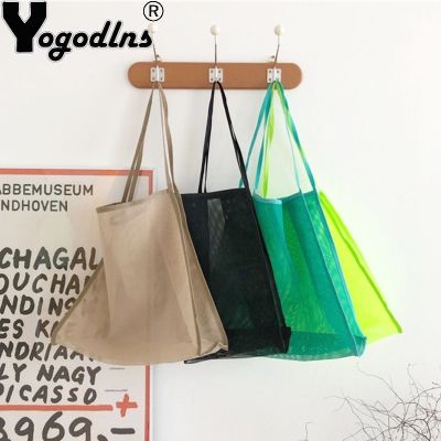 ▣▫ Yogodlns Fashion Hollow Out Shoulder Bags For Women Beach Handbag Totes Female Pack