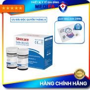 Sinocare Que Thử Đường Huyết Safe AQ UG 50 Que Kèm 50 Kim Chích Máu